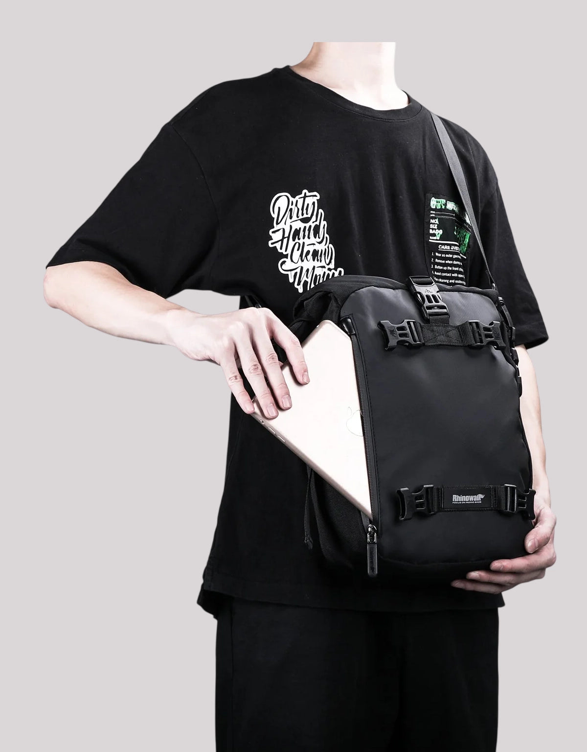 Rhinowalk 10L Waterproof Modular Tailbag Black