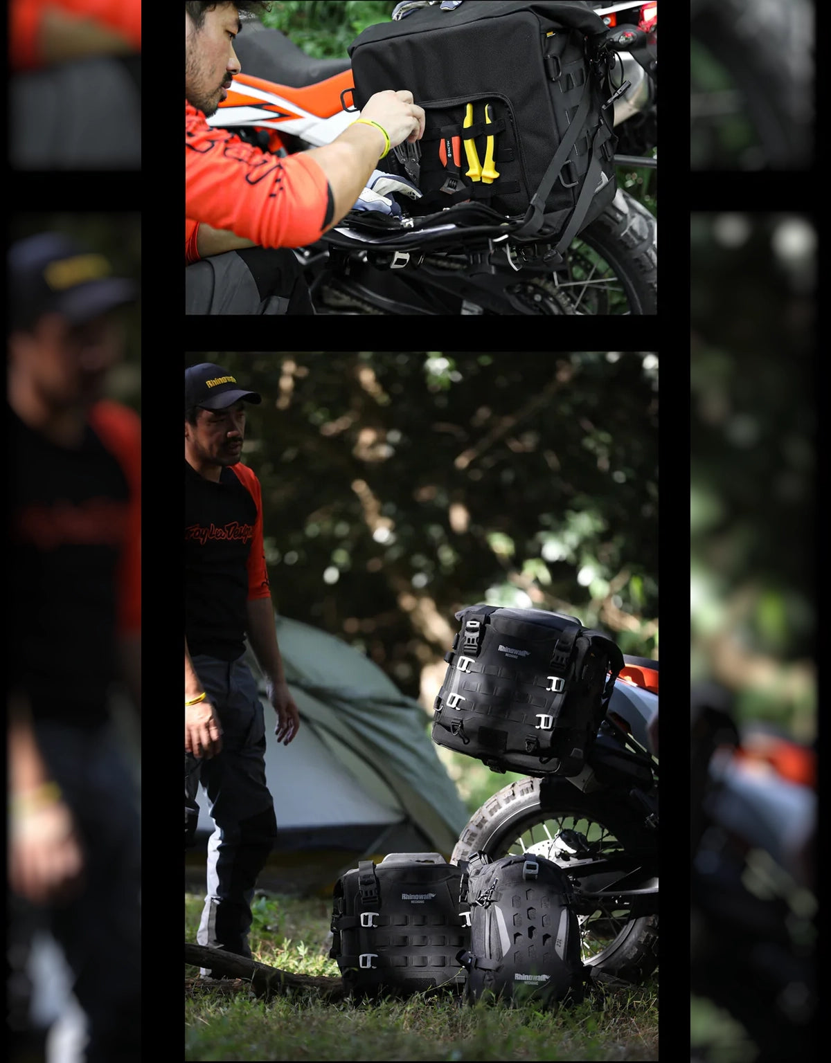 Rhinowalk 35L Mechanic Quick Release Pannier Bags (Pair)