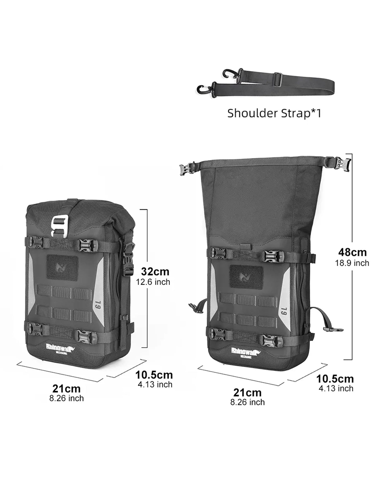 Rhinowalk Crash Bar Bag Mechanic Series MJX200I
