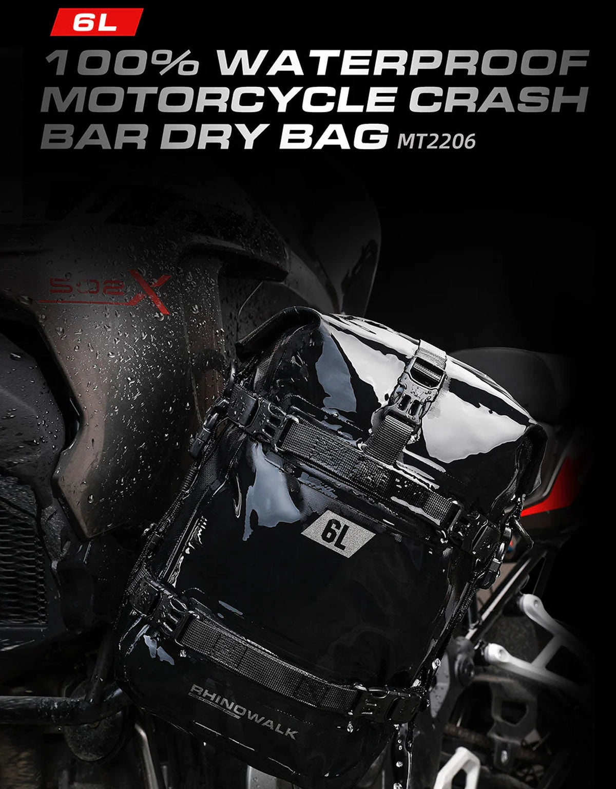 Rhinowalk Crash Bar Dry Bag