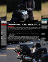 Rhinowalk Expandable Tail Bag 35-50L