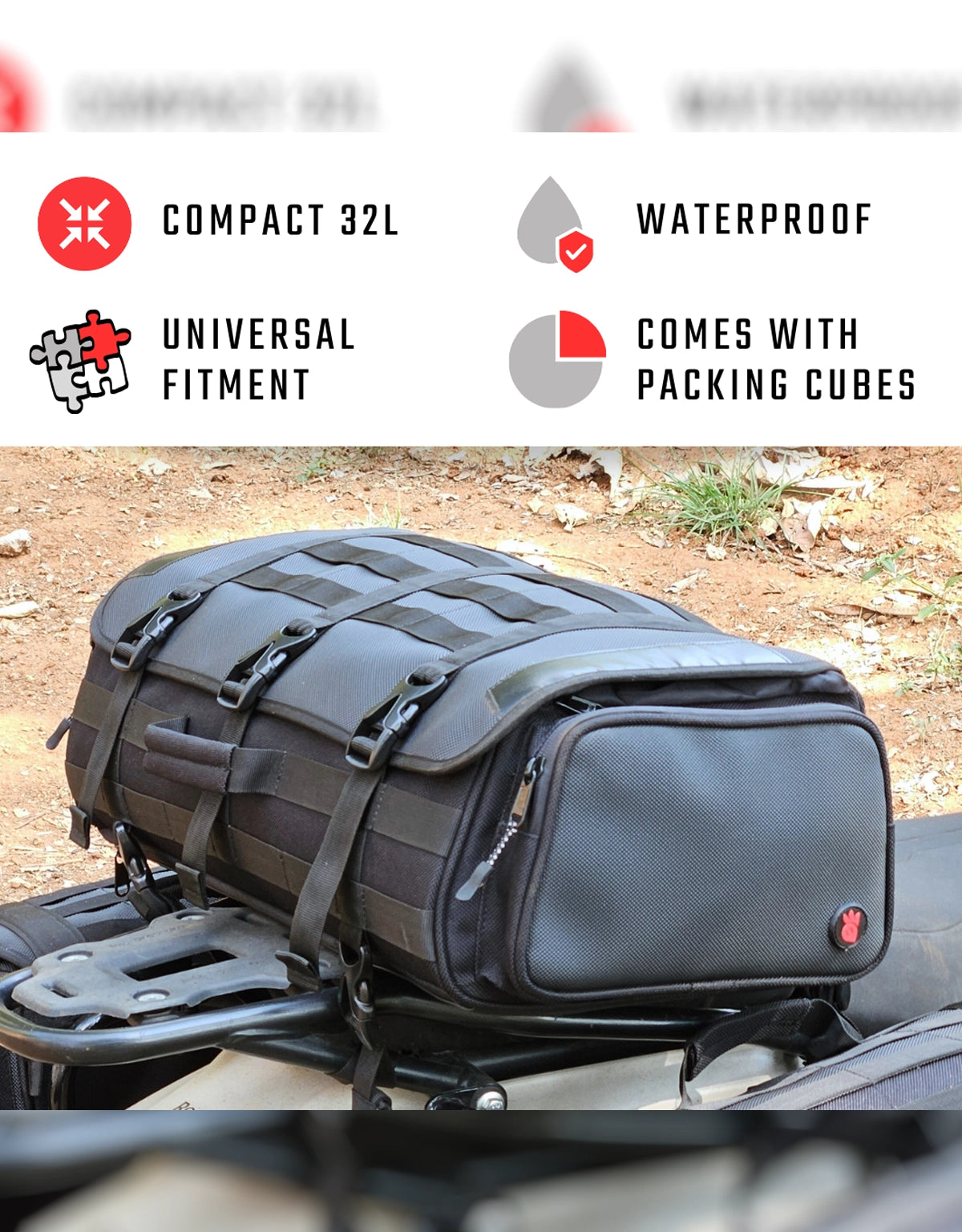 RiderZone Batalik TailBag