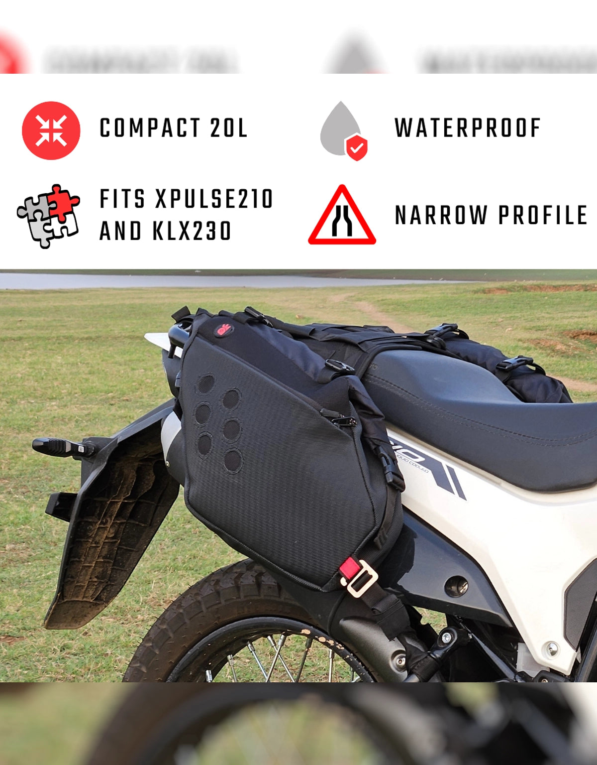 RiderZone Karzok Saddlebags