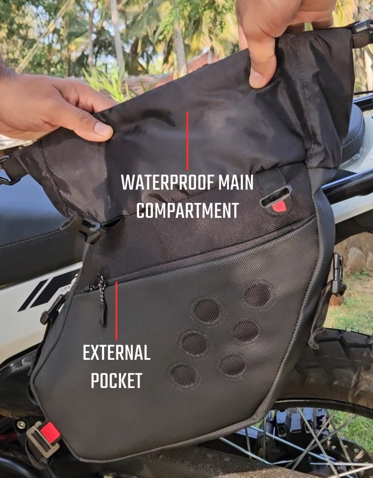 RiderZone Karzok Saddlebags