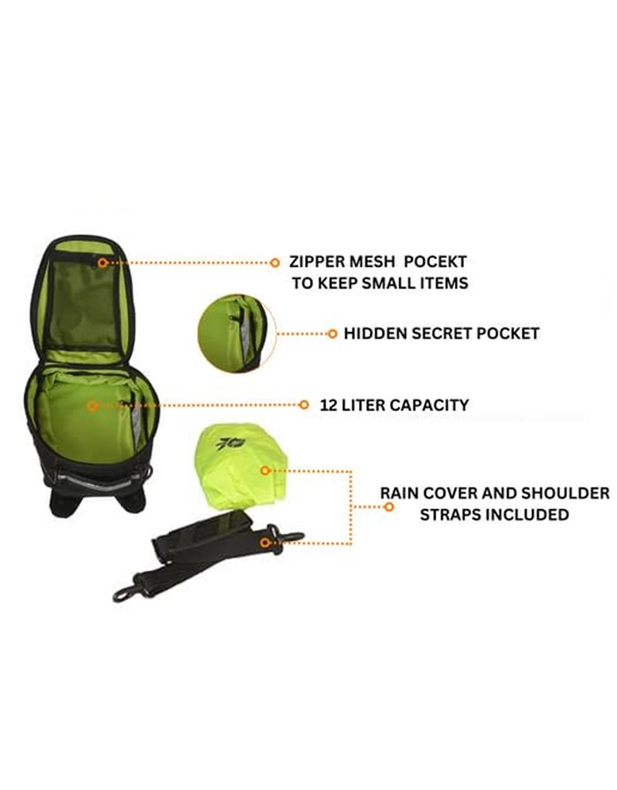 RiderZone Kufri Magnetic Tankbag