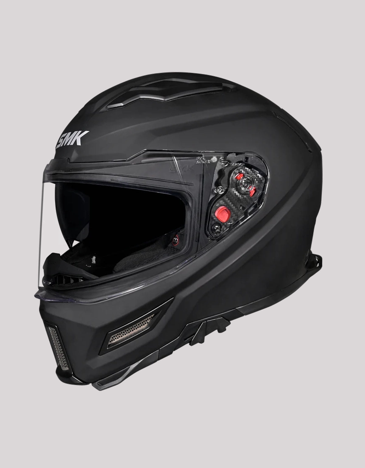 SMK Agnar SolidBlack Helmet