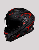 SMK Agnar Tektron BlackRed Helmet