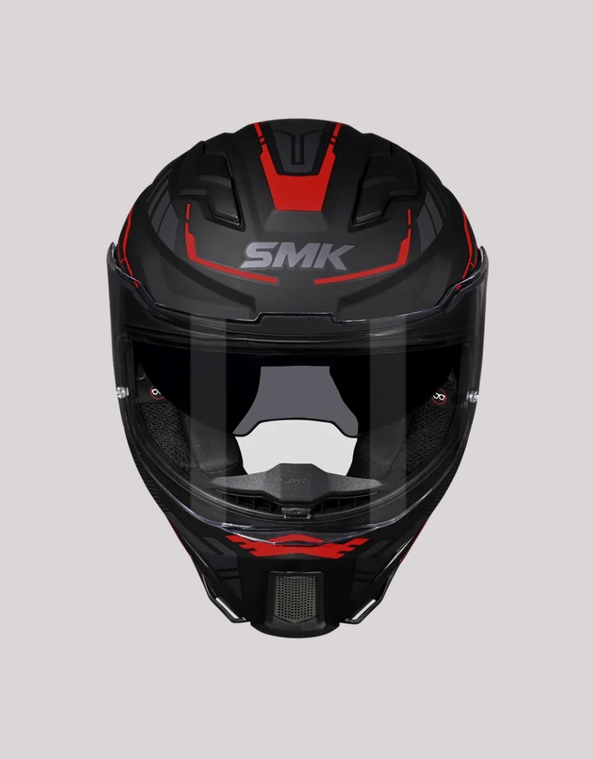 SMK Agnar Tektron BlackRed Helmet