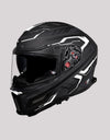 SMK Agnar Tektron BlackWhite Helmet