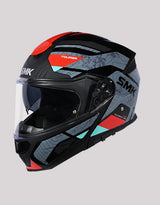 SMK Gullwing Navigator GL263 BlackGreyRed Helmet