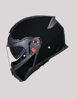 SMK Gullwing SolidBlack Helmet