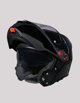 SMK Gullwing SolidBlack Helmet