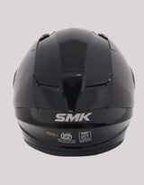 SMK StellarSports SolidBlack Helmet
