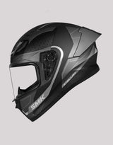 SMK StellarSports Flight BlackGrey Helmet