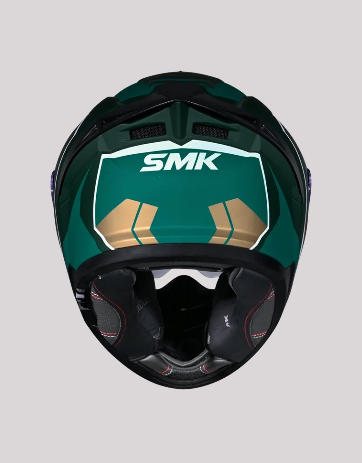 SMK Typhoon Aerot GreenGold Helmet