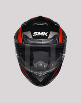 SMK Typhoon Azonix GL263 BlackRed Helmet