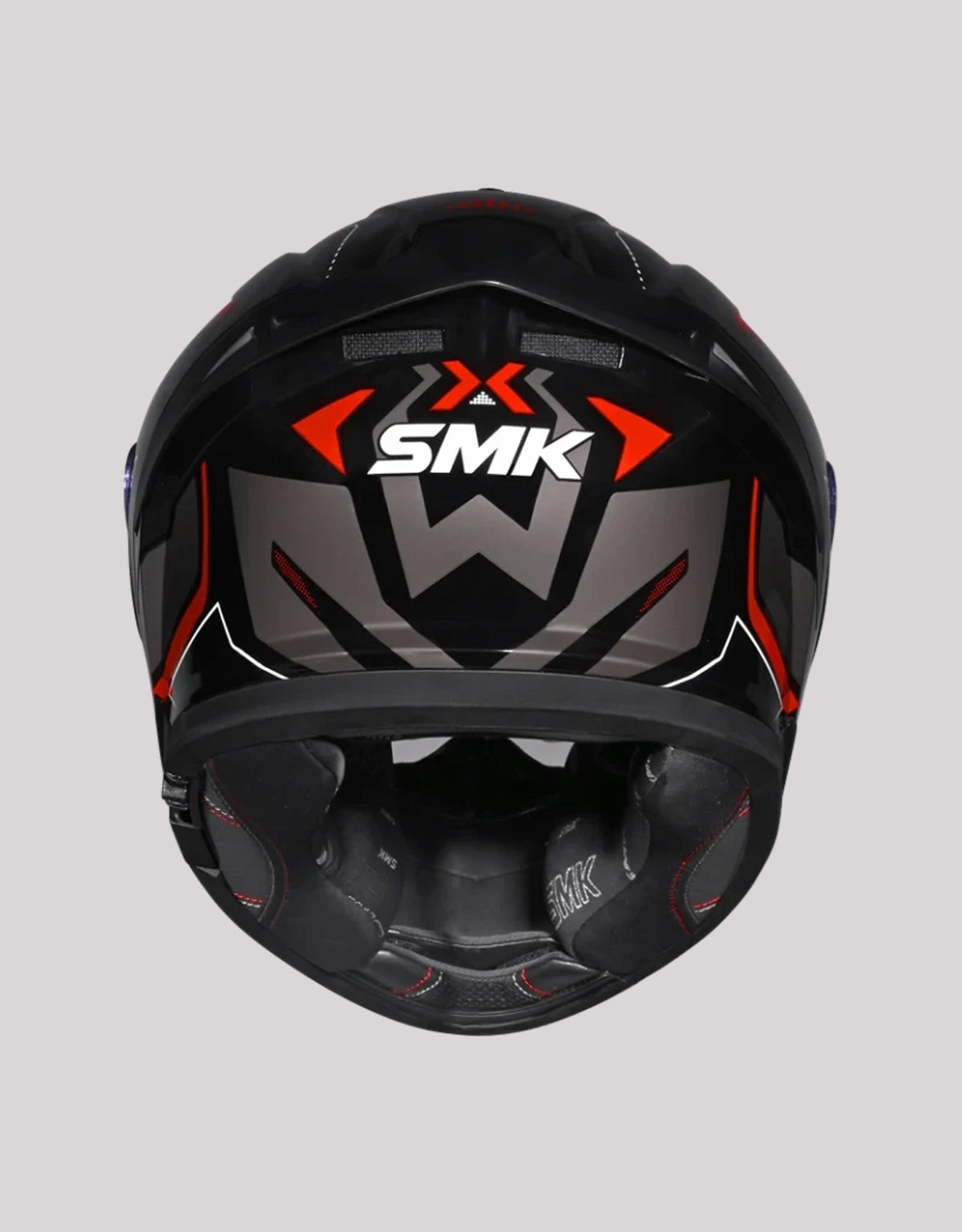 SMK Typhoon Azonix GL263 BlackRed Helmet