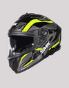 SMK Typhoon Azonix GL264 BlackYellow Helmet