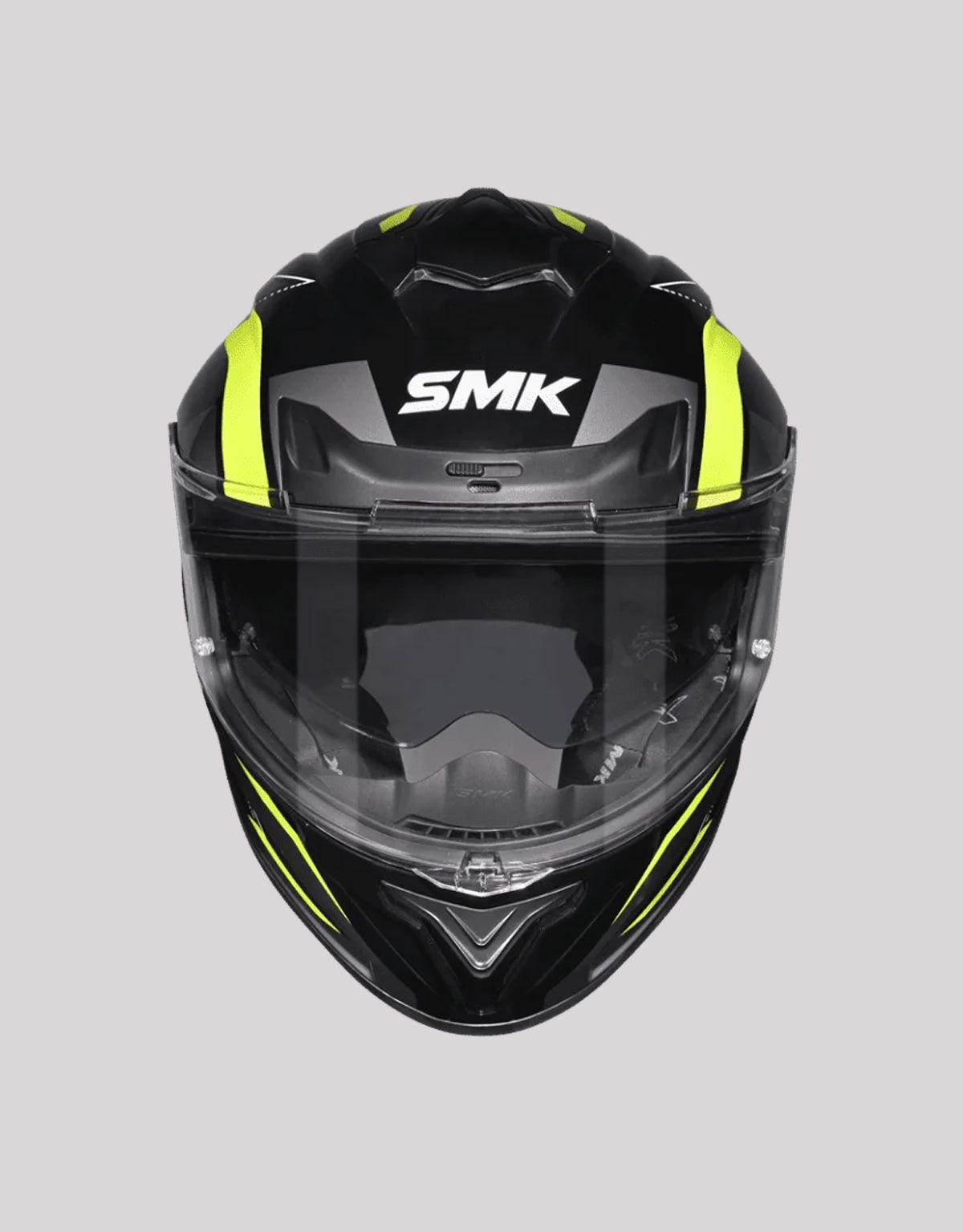 SMK Typhoon Azonix GL264 BlackYellow Helmet
