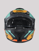 SMK Typhoon RD1 BlackGreenOrange Helmet