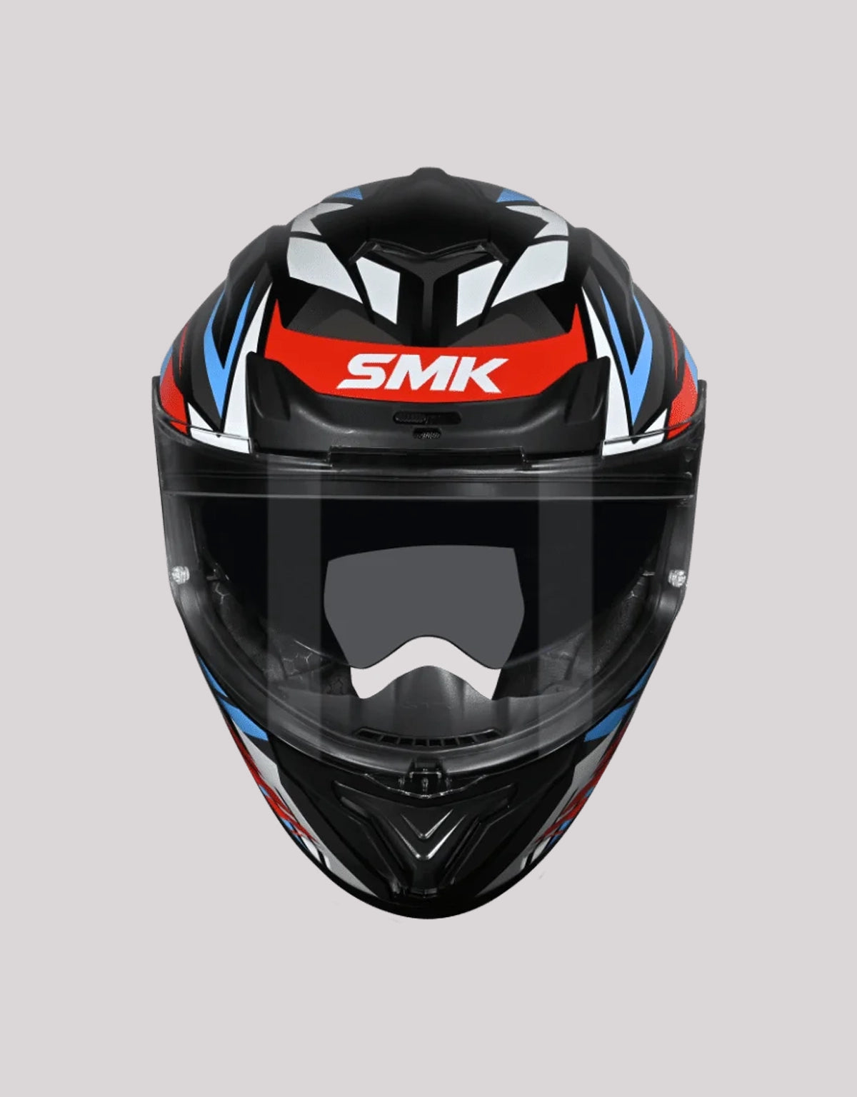 SMK Typhoon Rival GL213 BlackWhiteRed Helmet