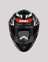 SMK Typhoon Rival GL213 BlackWhiteRed Helmet