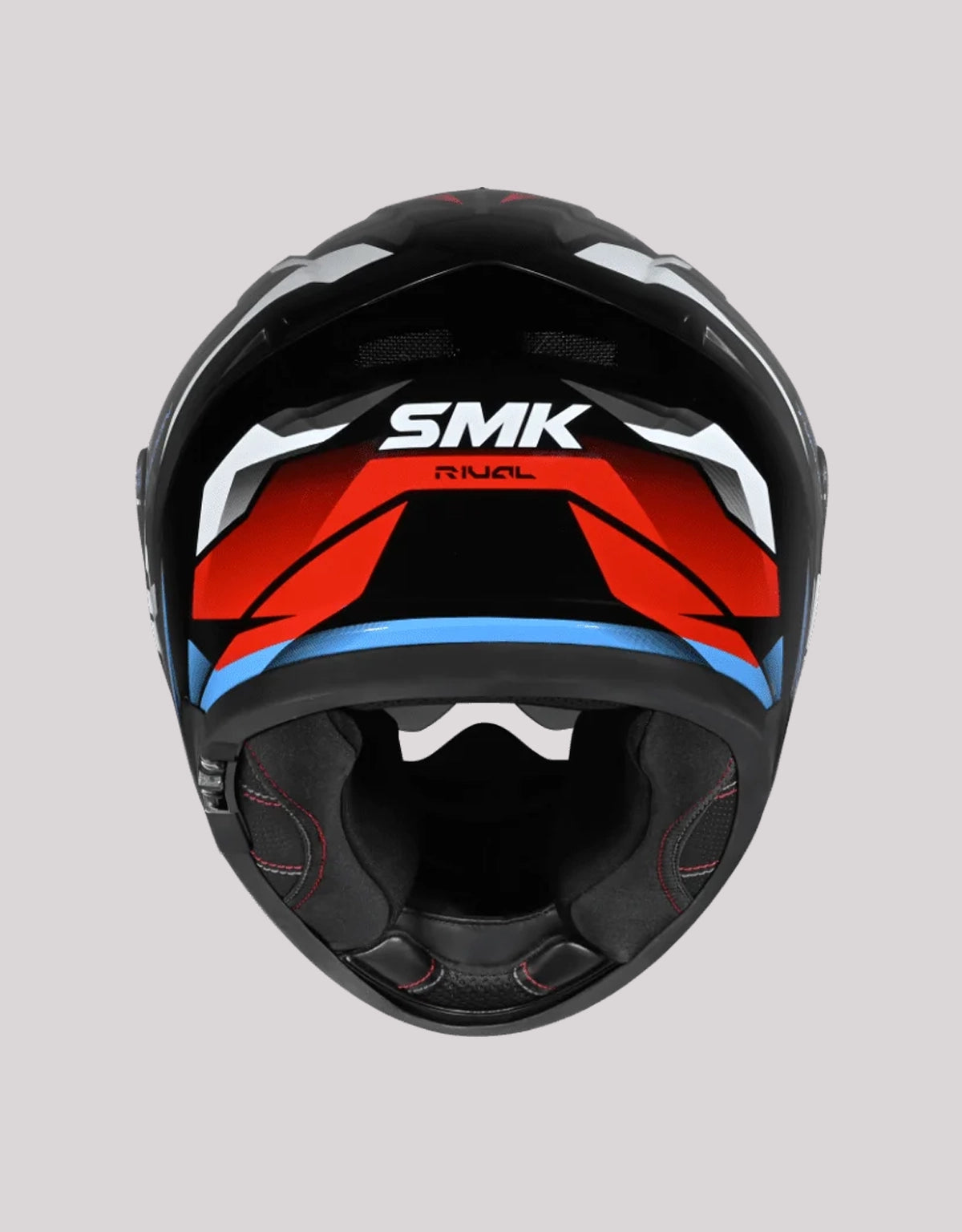 SMK Typhoon Rival GL213 BlackWhiteRed Helmet