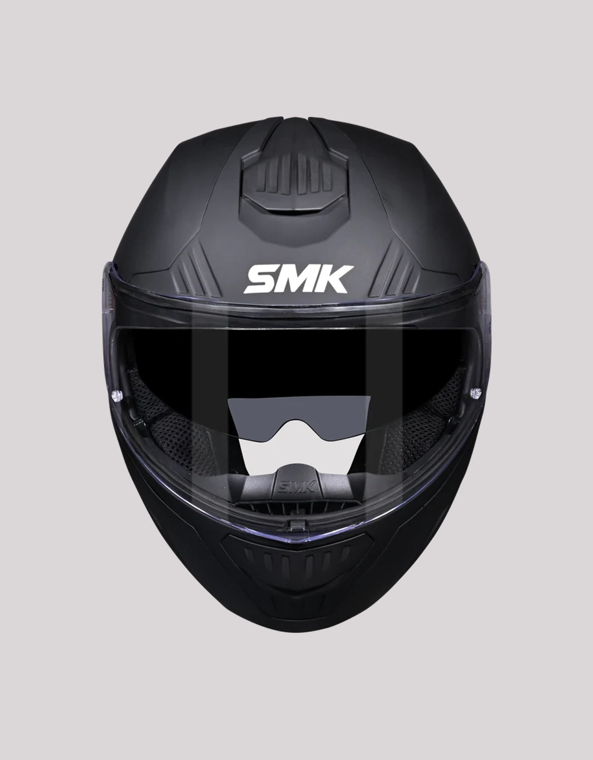 SMK Gullwing SolidBlack Helmet