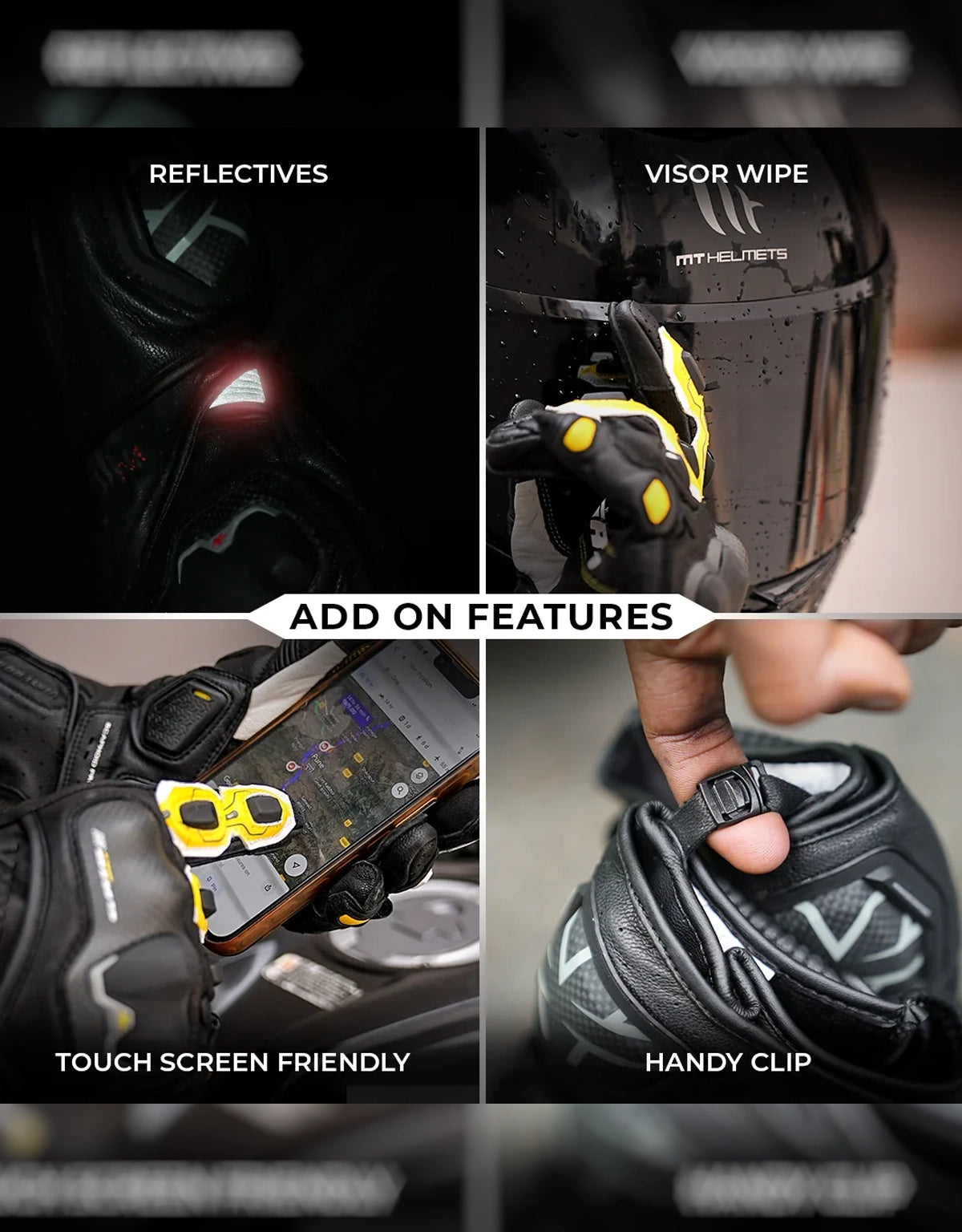 Viaterra Grid MK3 Riding Gloves