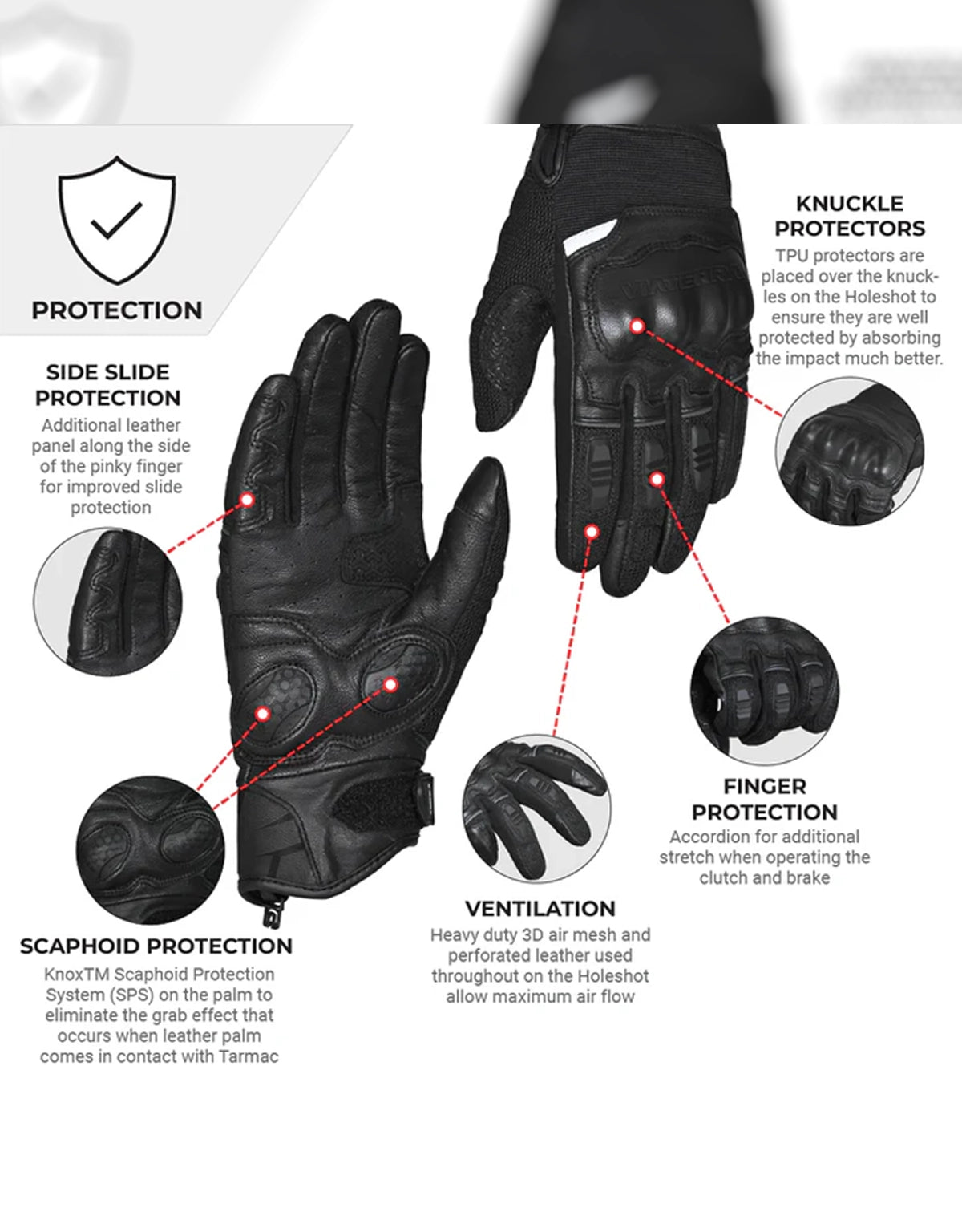Viaterra Holeshot Riding Gloves
