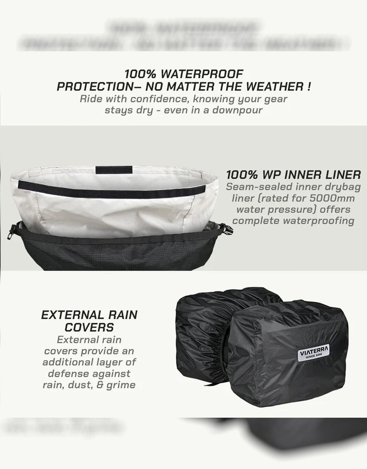 Viaterra Leh Mini Waterproof Saddle Bags