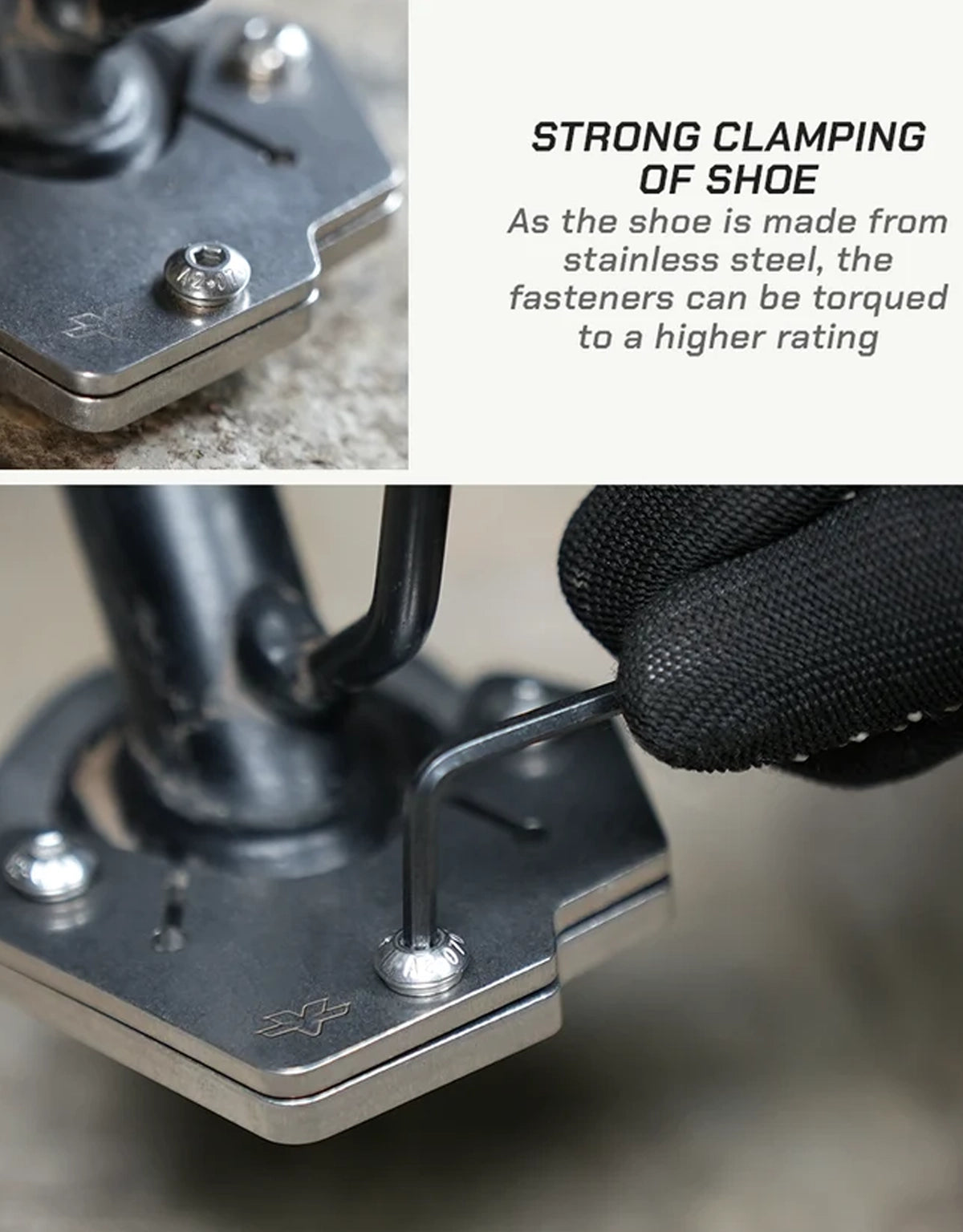 Viaterra TVS Apache RTX300 Sidestand Shoe