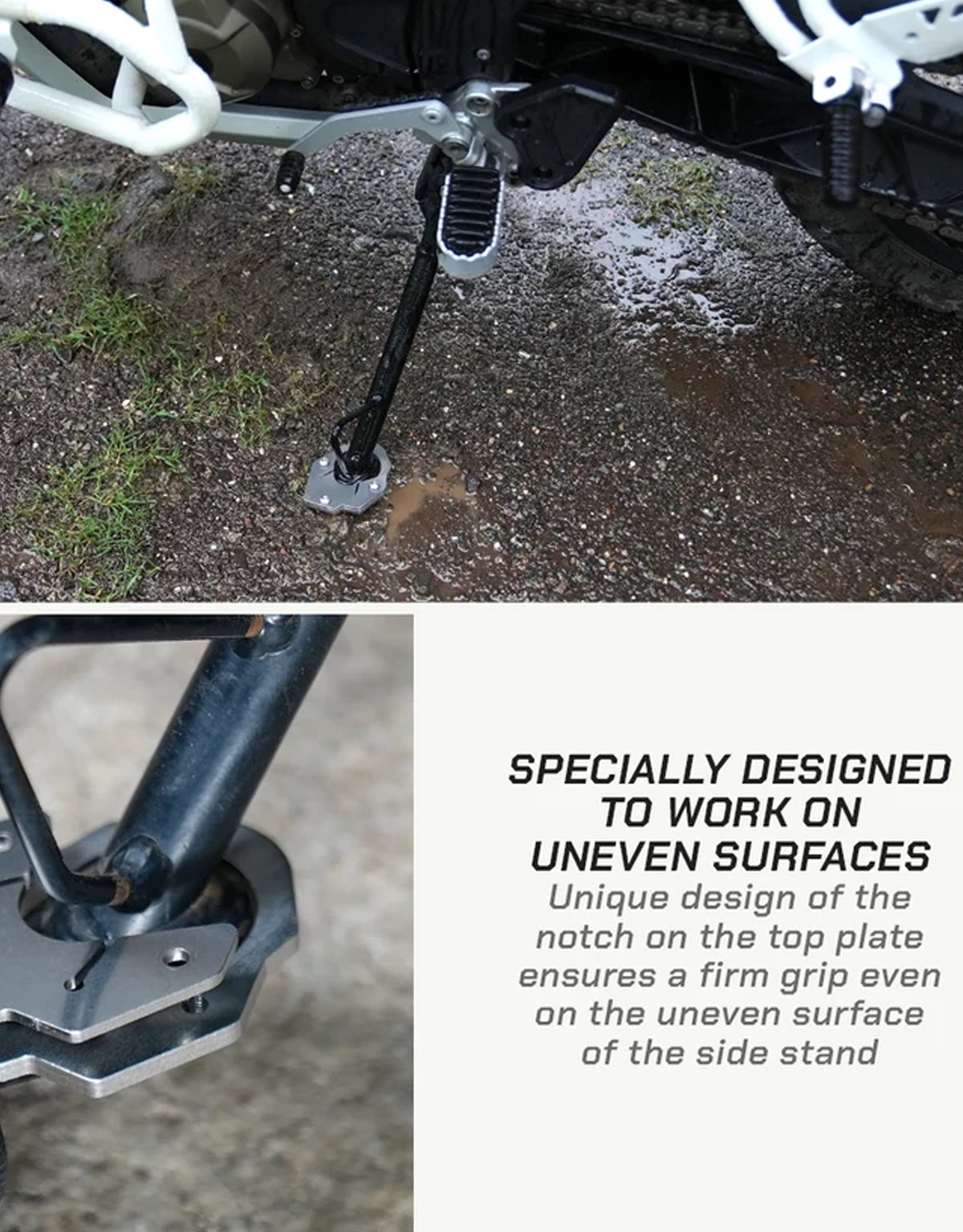 Viaterra TVS Apache RTX300 Sidestand Shoe