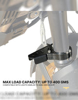 AutoEngina Fog Light Fork Mount for Himalayan 450