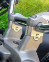 Carbon Racing Honda CB350 Straight Handlebar Risers 28mm