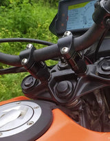 Carbon Racing KTM Adventure Straight Handlebar Risers 22mm