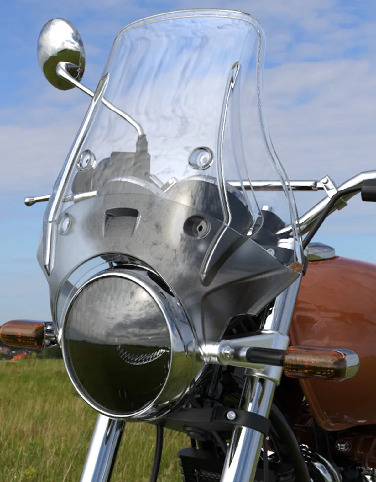 Carbon Racing Royal Enfield Interceptor Windshield