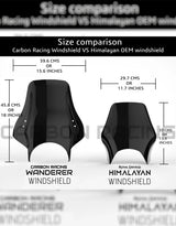 Carbon Racing Royal Enfield Interceptor Windshield