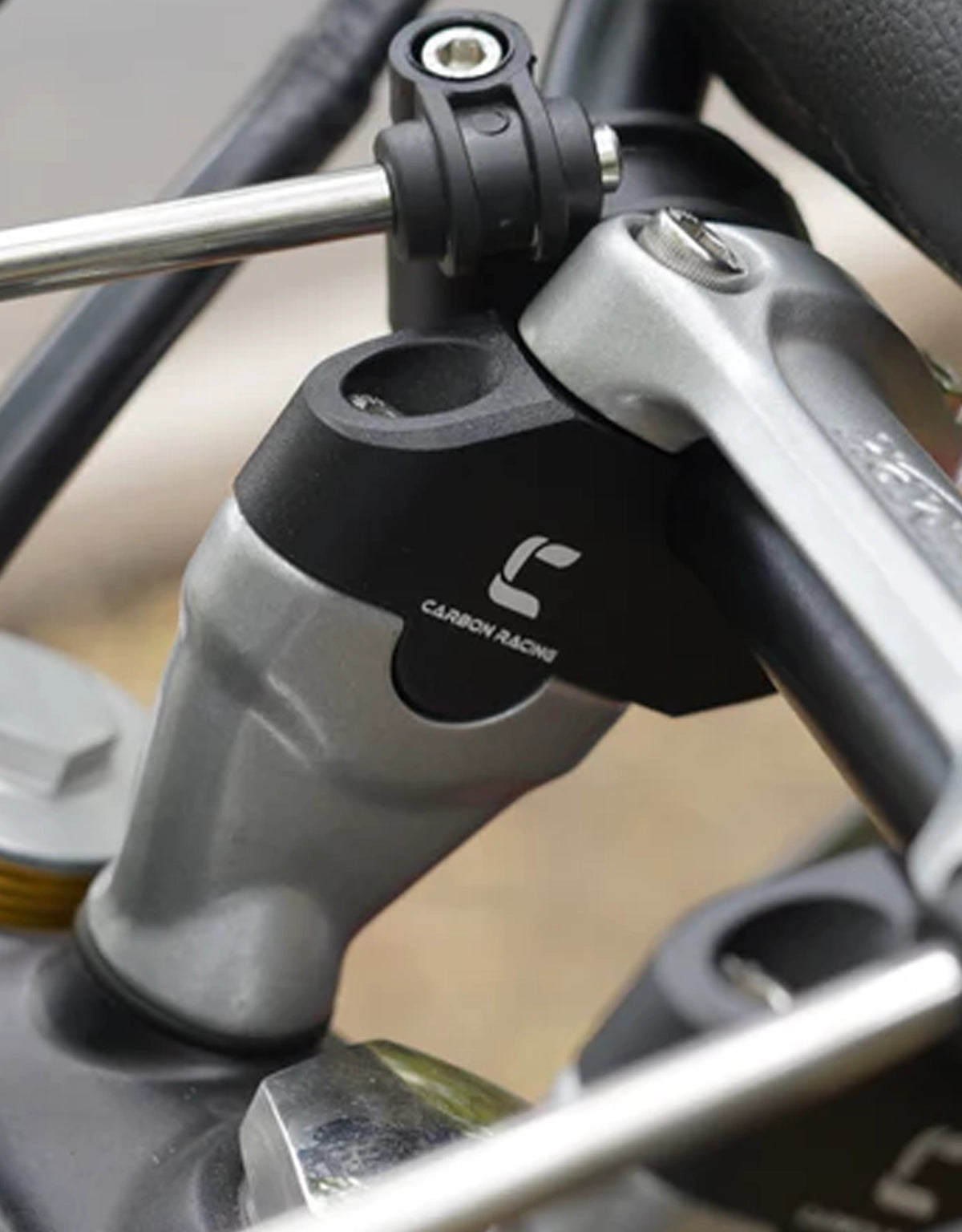 Carbon Racing Triumph Scrambler 400X Pullback Handlebar Risers