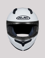 HJC C10 Solid White Helmet