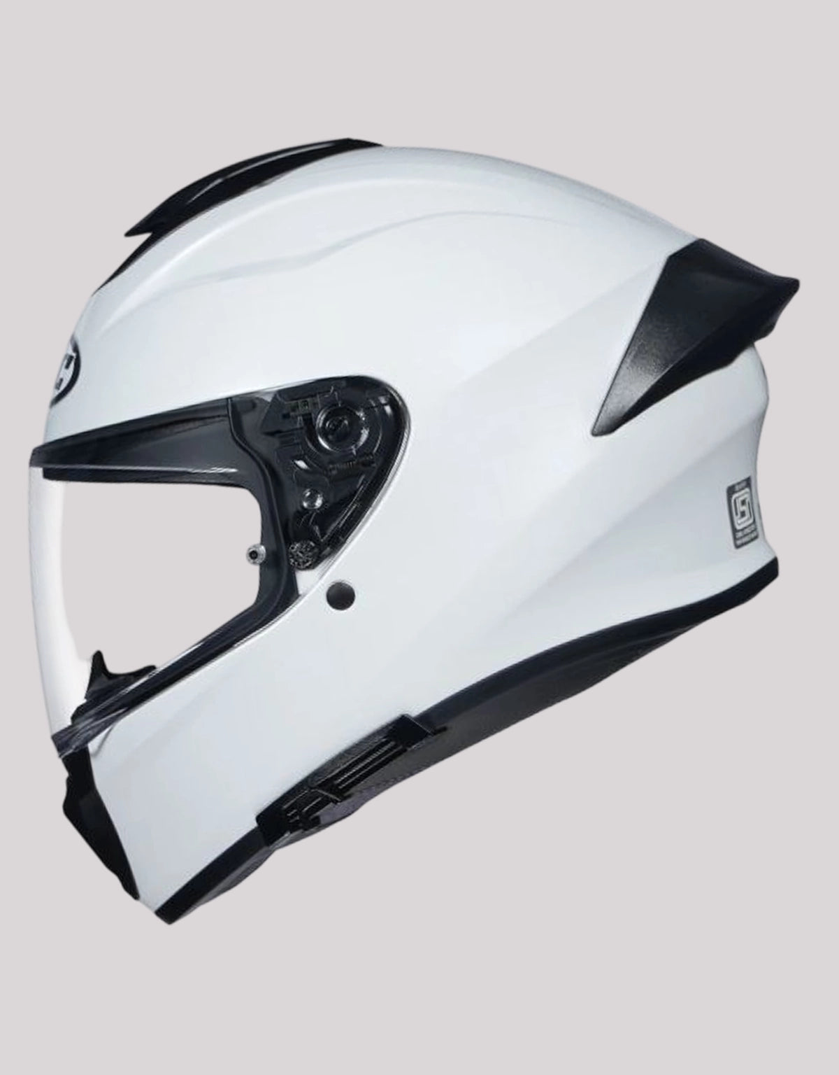 HJC c71 Solid White Helmet