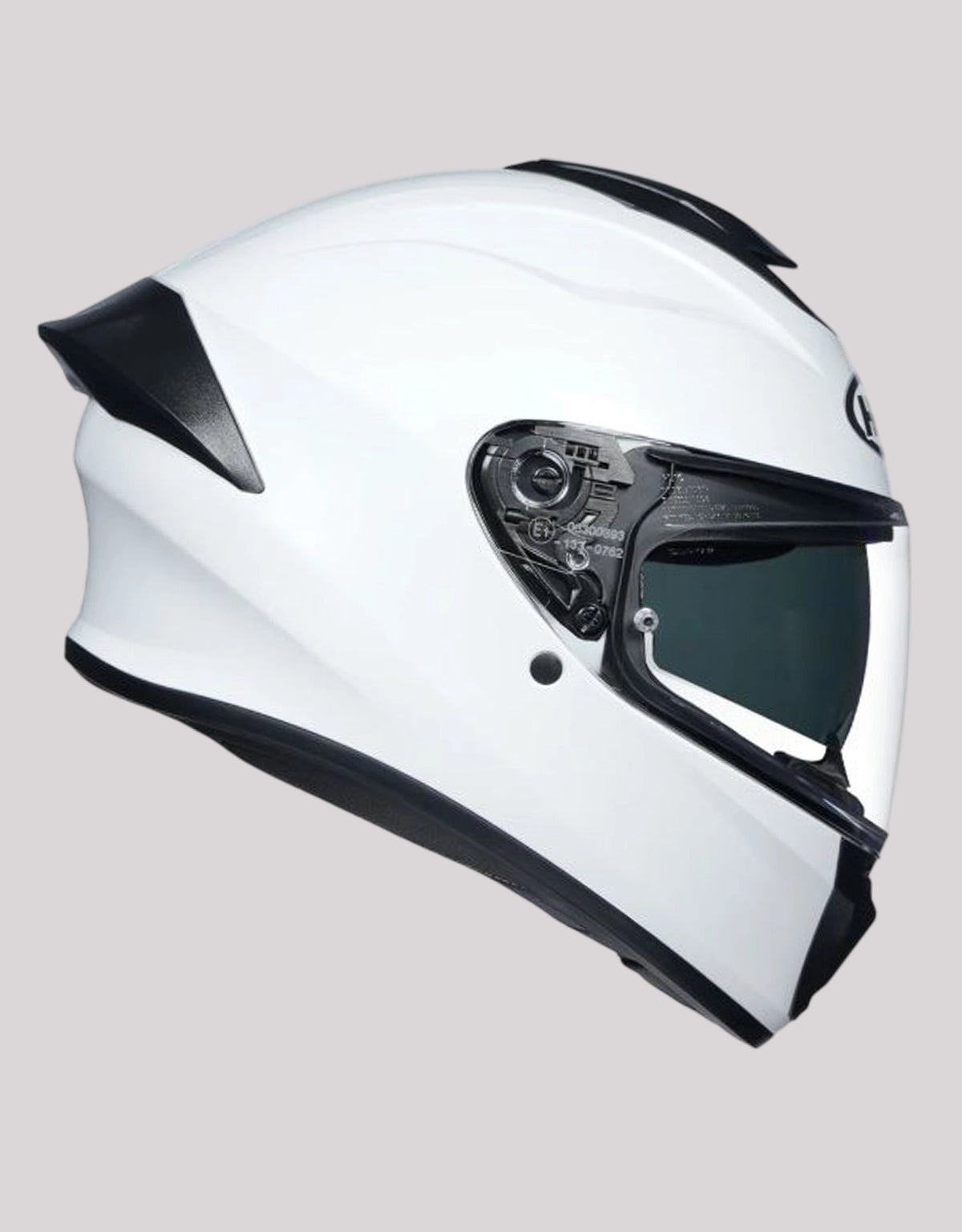 HJC c71 Solid White Helmet