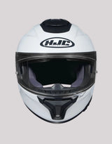 HJC c71 Solid White Helmet