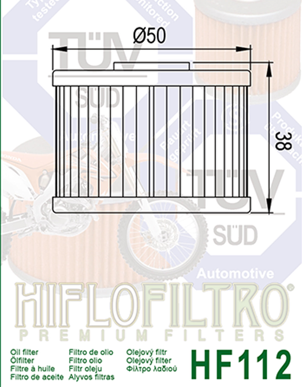 Hiflo Oil Filter HF112