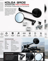 Kolga Bros Adventure Pro O Mirrors