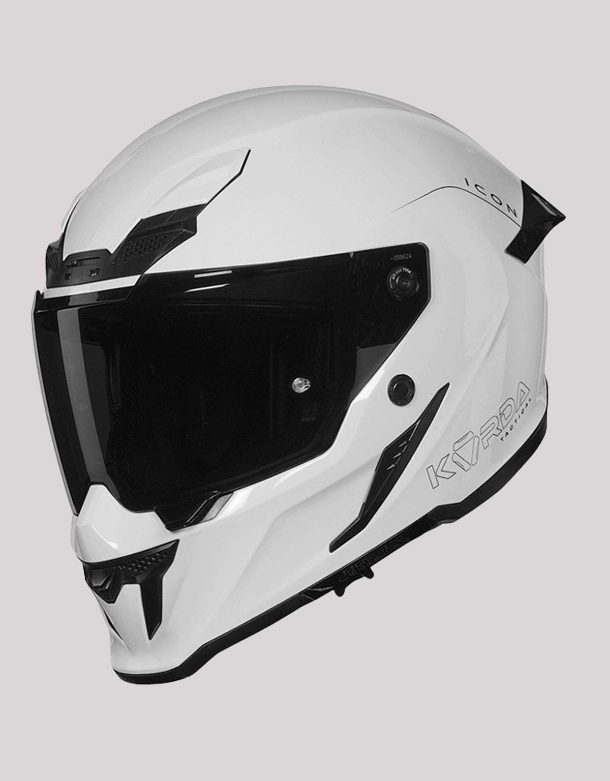Korda Icon Solid Gloss White Helmet