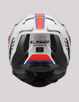 LS2 FF818 StormIII Sporty White Blue Helmet