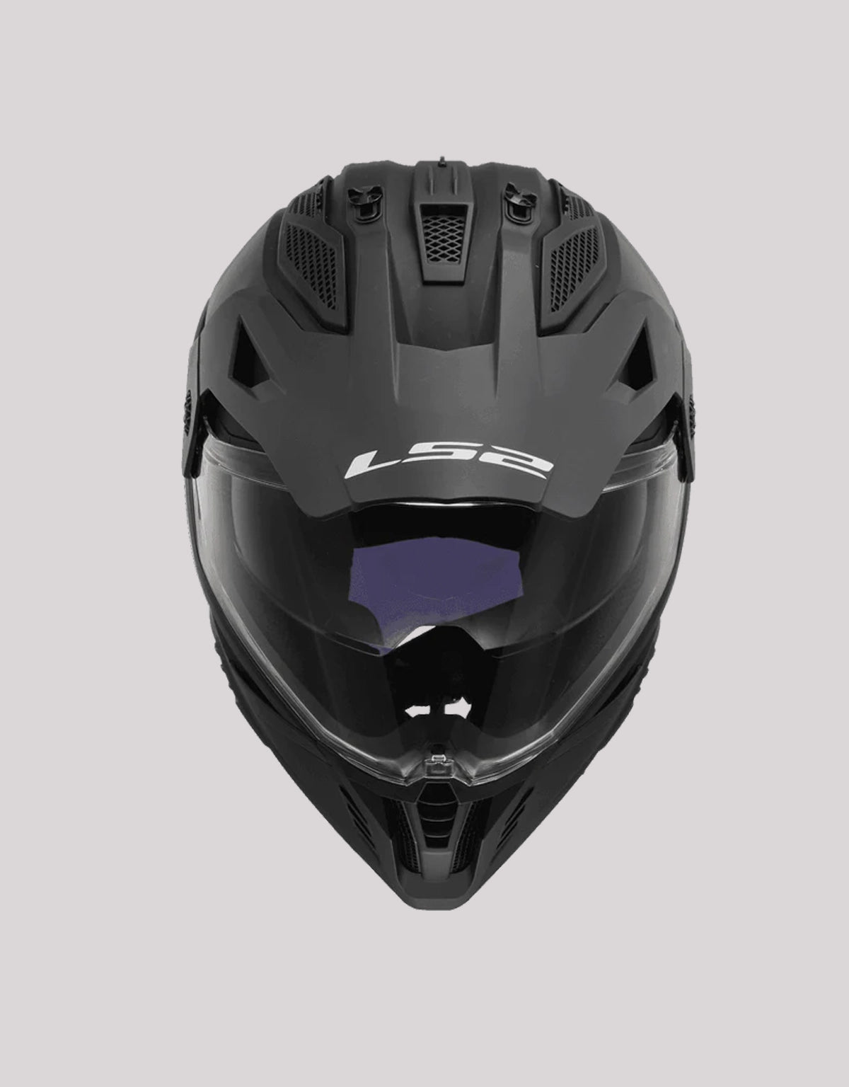 LS2 MX436 PioneerII Solid Matt Black Helmet