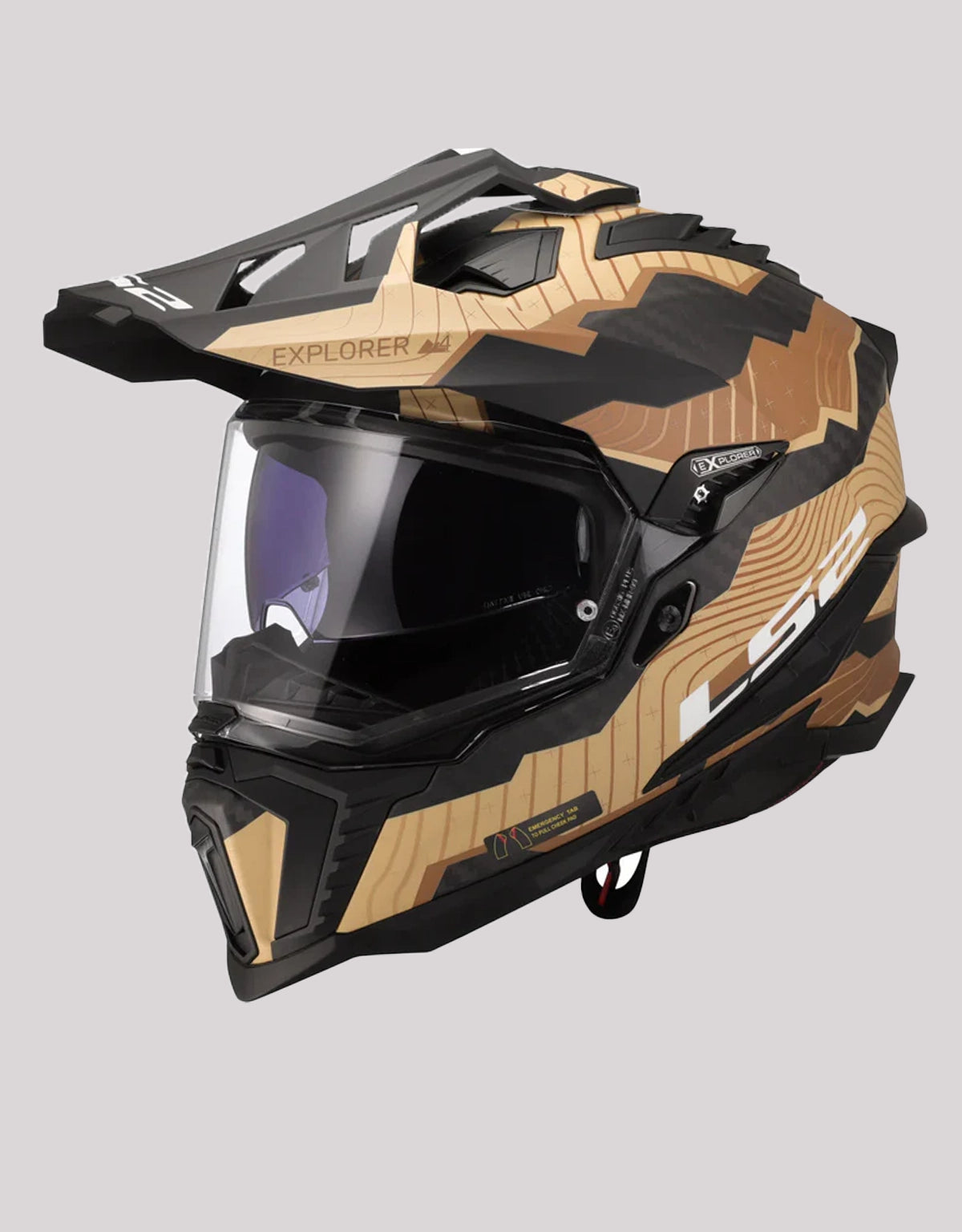 LS2 MX701 Explorer Carbon Trick Helmet