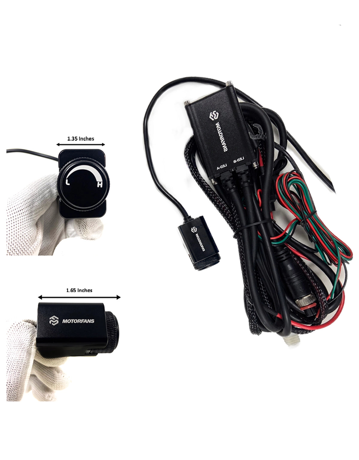 Motorfans L6R Pro Auxiliary Lights